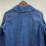 【曜日割引対象外】 ヴィンテージ vintage 40's チェンジボタン ショールカラー US.NAVY カバーオール ジャケット ブルー 201MT-4502 VB