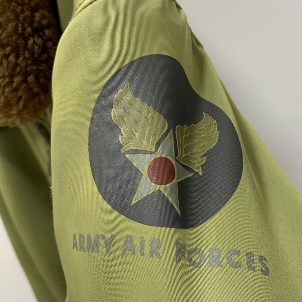 ヒューストン HOUSTON B-15B ジャケット グリーン 40サイズ 201MT-4209