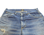 リー Lee 50s Vintage 101Z センター黒タグ GRIPPER ZIPPER 革パッチ ボタン裏X 赤耳 50's ヴィンテージ  デニム ネイビー 103MB-627