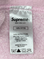 シュプリーム SUPREME × KAWS カウズ Chalk Logo Hooded チョーク ロゴ フーディー パーカー 桃色 パーカ ロゴ ピンク Lサイズ 104MT-1506