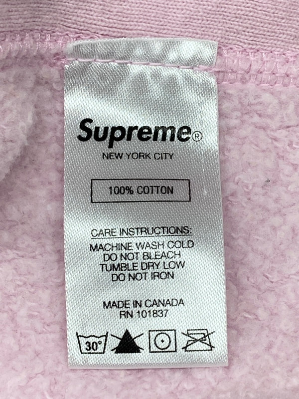 シュプリーム SUPREME × KAWS カウズ Chalk Logo Hooded チョーク ロゴ フーディー パーカー 桃色 パーカ ロゴ ピンク Lサイズ 104MT-1506