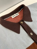 ティー TTT MSW  22AW Border Knit Cardigan ボーダー ニット カーディガン TTT-2022AW-KT01 XL セーター マルチカラー LLサイズ 101MT-4990