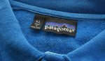 パタゴニア PATAGONIA 90s 90's 襟付きハーフボタン スウェットポロシャツ ヒヤシンスブルー スウェット ブルー LLサイズ 103MT-2516