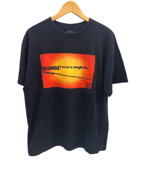 ヴィンテージ vintage 00's 00s ©2003 KILL BILL Revenge Straight Line キル・ビル movie 映画 ムービーT XL Tシャツ ブラック LLサイズ 101MT-3419