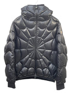 モンクレール MONCLER × SPIDER MAN SPAIDER WEB DOWN JACKET スパイダーマン ウェブ ダウンジャケット 蜘蛛の巣 H20911A00104 539AQ 1 ジャケット ブラック 601MT-89