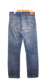 リー Lee 50s Vintage 101Z センター黒タグ GRIPPER ZIPPER 革パッチ ボタン裏X 赤耳 50's ヴィンテージ  デニム ネイビー 103MB-627