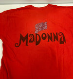 ヴィンテージ vintage 90's 90年代 Madonna マドンナ THE GIRLIE SHOW ザ ガーリー ショー ツアーT  - Tシャツ レッド 101MT-4026