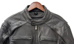 【曜日割引対象外】 ハーレーダビッドソン HARLEYDAVIDSON バックリフレクティブスカルレザージャケット ライナー付 シングルライダース 98099-07VM ブラック Lサイズ 201MT-2854 VB