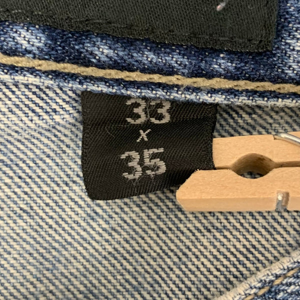 マリテフランソワジルボー MARITHÉ FRANÇOIS GIRBAUD パンツ デニム ブルー 33ＷX35Ｌサイズ 201MB-1068