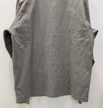 イージー Yeezy Gap long sleeve t-shirt  長袖カットソー 無地 グレー Mサイズ 201MT-2428