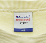 ダブルタップス WTAPS 21AW × Champion チャンピオン CREW REVERSE WEAVE リバースウィーブ クルーネック アイボリー C8-U037 スウェット ベージュ Lサイズ 103MT-2600