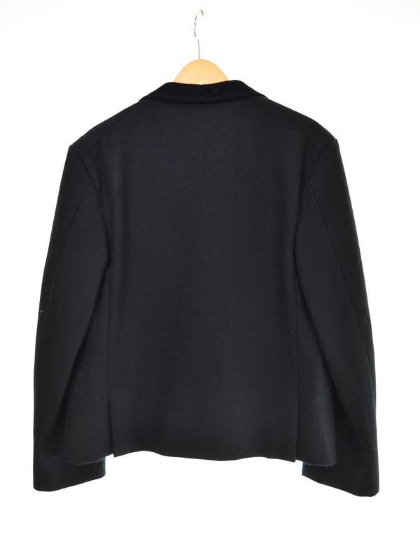 ワイズ Y's 90年代 Y's for men モーニング ウールジャケット テーラードジャケット MF-J20-121 ジャケット ブラック Mサイズ 103MT-2895