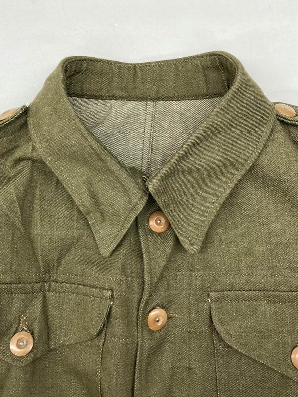 ミリタリー Military Item 50s BATTLE DRESS JACKET バトル ドレス ジャケット British Army イギリス軍 ヴィンテージ ミリタリー 緑  7 ジャケット 無地 カーキ 104MT-834