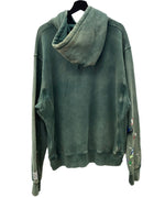 ギャラリーデプト GALLERY DEPT CENTER LOGO PULL OVER HOODIE センター ロゴ プルオーバー フーディ パーカー 緑 パーカ ロゴ グリーン Lサイズ 104MT-1276
