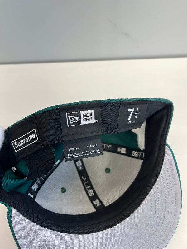 シュプリーム SUPREME ×NEW ERA Money Box Logo ニューエラ マネーボックスロゴ 緑 帽子 メンズ帽子 キャップ グリーン 101hat-178