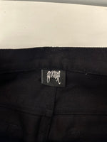 リベンジ REVENGE デニムパンツ ブラックデニム 刺繍ロゴ y2k 黒 デニム ブラック Sサイズ 101MB-759