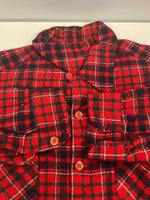 ペンドルトン PENDLETON 70's 70年代 ウール チェックシャツ ボードシャツ  ネルシャツ 開襟 オープンカラー ボックス vintage ヴィンテージ MADE IN USA アメリカ製  長袖シャツ レッド Lサイズ 101MT-5359