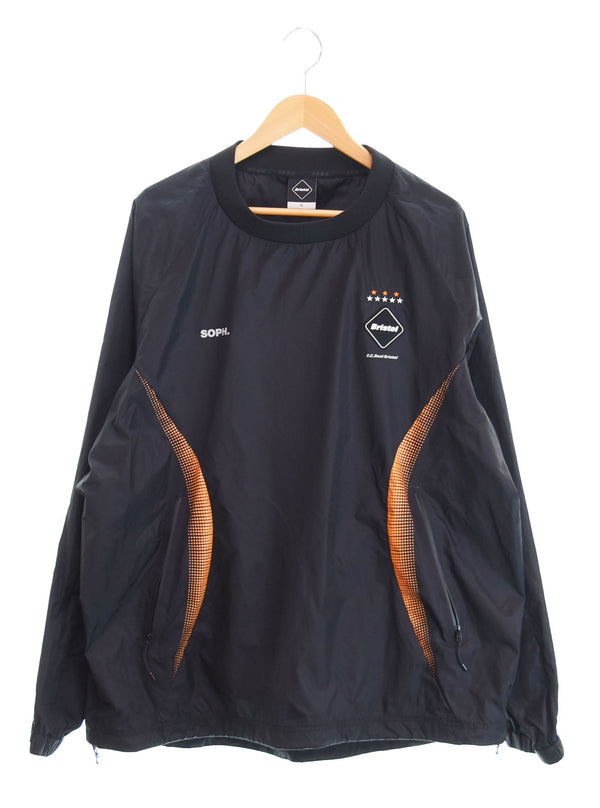 エフシーレアルブリストル F.C.Real Bristol 25SS PRACTICE PISTE ナイロン プルオーバー ピステ FCRB-250010 ジャケット ブラック LLサイズ 103MT-2276