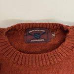 ラルフローレン Ralph Lauren Chaps Winter Sports エンジ 日本製 ニット セーター Mサイズ 201MT-3815