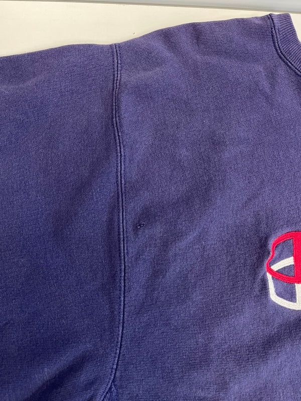 チャンピオン Champion 90s~ 刺繍タグ REVERSE WEAVE リバースウィーブ US古着 スクリプトロゴ 刺繍ロゴ XXL スウェット ネイビー 3Lサイズ 101MT-4596