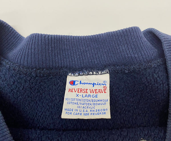 【曜日割引対象外】 チャンピオン Champion 90's  reverse weave USA製  スウェット ネイビー XLサイズ 201MT-2816 VB