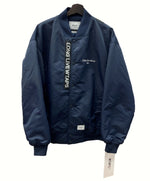 ダブルタップス WTAPS 22AW TEAM JACKET NYLON.T WILL. UT813 チーム ナイロン ツイル ブルゾン 中わた NAVY 紺 222TQDT-JKM01 SIZE03 ジャケット 刺繍 ネイビー 104MT-751