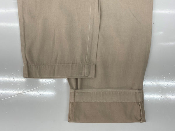 ダブルアールエル RRL 90s CHINO PANTS チノ パンツ ボタンフライ ワーク トラウザーズ 三ツ星タグ USA製 Ralph Lauren 薄茶 無地 チノパン ベージュ 32×31 104MB-346