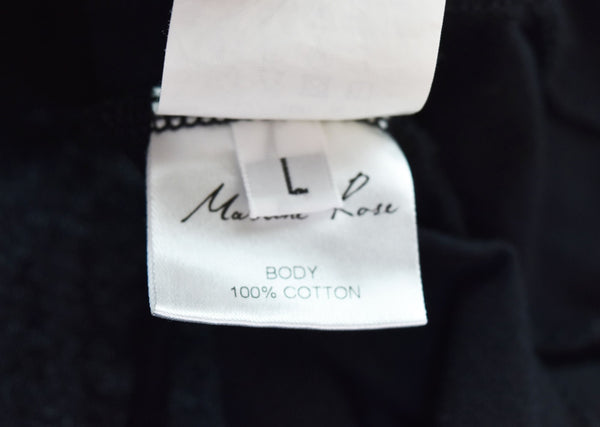 マーティンローズ MARTINE ROSE  19SS ロゴ プリント 半袖Tシャツ 黒 Tシャツ ブラック Lサイズ 103MT-2730