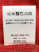 セントマイケル SAINT MICHAEL 22AW CLOWN Knitwear クラウン ニット モヘア ブレンド セーター 桃 SM-A22-0000-073 セーター キャラクター ピンク Lサイズ 104MT-2099