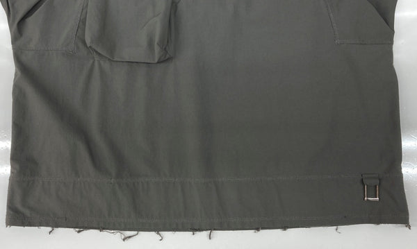 ヒューミス HUMIS 20AW MILITARY TURTLENECK L/S TEE ミリタリー タートルネック ロンT ハイネック プルオーバー 灰 M-T01403 スウェット 無地 グレー Mサイズ 104MT-2113