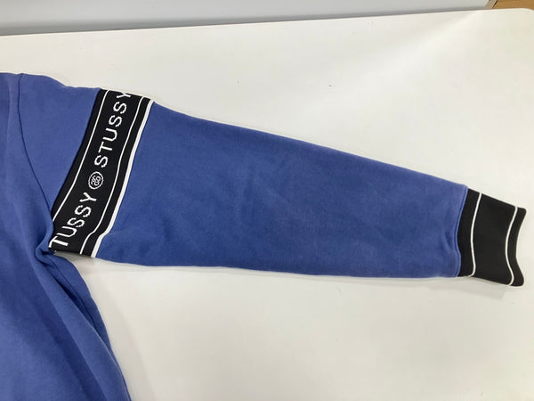 ステューシー STUSSY 16AW Pierre Track JKT ピエール トラックジャケット SSリンク ロゴ リブライン 118189 スウェット ブルー Lサイズ 101MT-5333