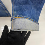 【曜日割引対象外】 リーバイス Levi's 70's 646 USA製 フレア ブーツカット ベルボトム デニム ブルー W34 L34サイズ 201MB-1205 VB