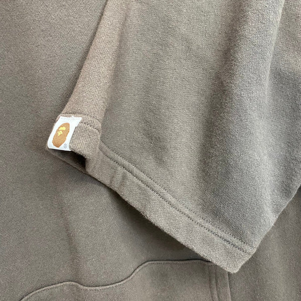 ア ベイシング エイプ A BATHING APE 20AW SHARK PULLOVER HOODIE 001PPF201024X パーカ グレー Lサイズ 201MT-3886