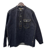 【曜日割引対象外】 べラフォンテ BELAFONTE PULLOVER BAND COLLAR DENIM SHIRTS  ジャケット ネイビー XLサイズ 201MT-2815 VB