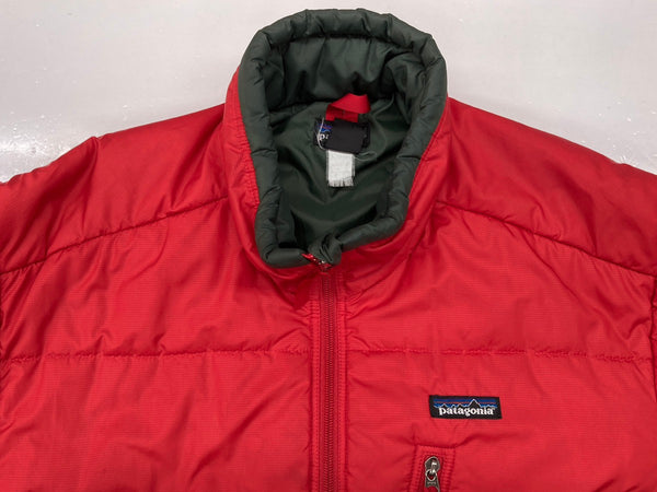 パタゴニア PATAGONIA Puff Jacket パフジャケット ナイロンパフィージャケット 中綿 赤 ジャケット ロゴ レッド Lサイズ 104MT-728