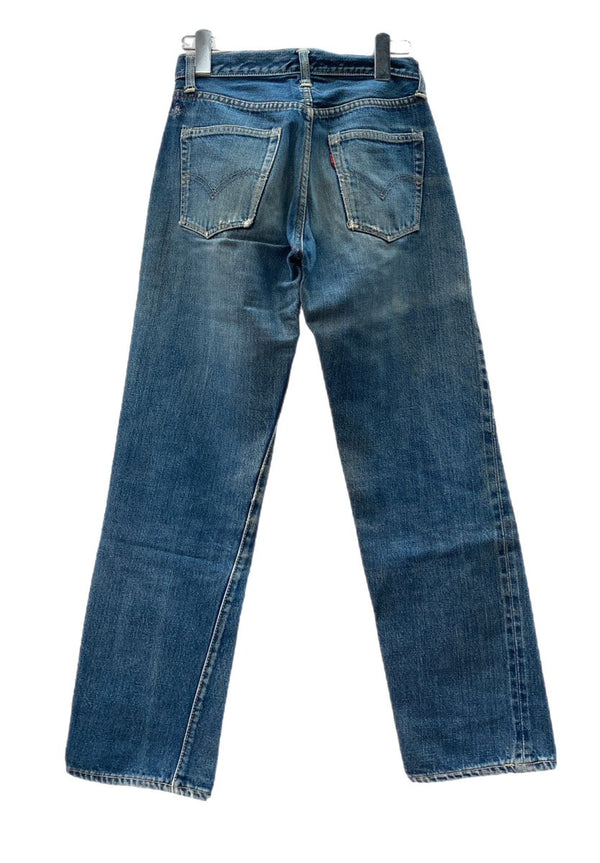 リーバイス Levi's 501 BIG E 60s 60年代 Vintage ヴィンテージ ジーンズ デニムパンツ ジーパン 足長R ボタン裏4 4つボタン 赤耳 青 無地 デニム ブルー 104MB-175