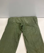 ミリタリー Military 40's~50's 40～50年代 US ARMY M-47 HBT 米軍 ベイカーパンツ アジャスター VINTAGE ヴィンテージ カーゴパンツ カーキ - 101MB-713