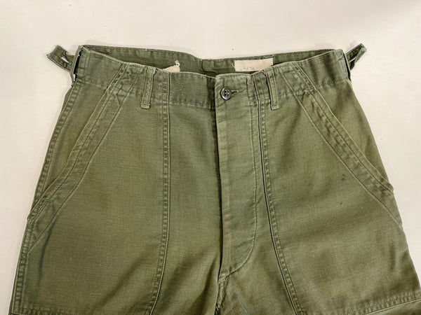 ミリタリー Military 60s Vintage ヴィンテージ ミリタリーパンツ ベイカーパンツ アジャスター付き ボトムスその他 カーキ Sサイズ 101MB-688