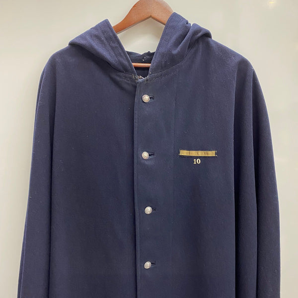 【曜日割引対象外】 ヴィンテージ vintage 40's フランスポリス ケープ ポンチョ ジャケット ネイビー 201MT-4655 VB