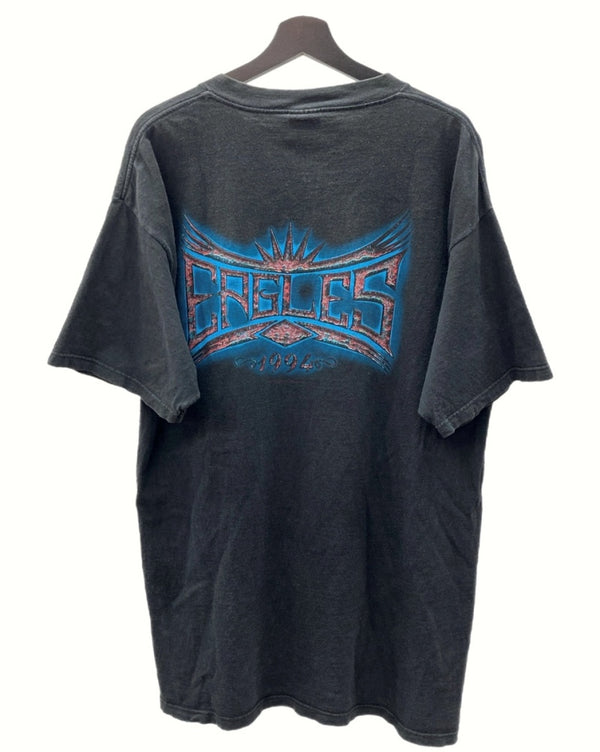 バンド band 90s EAGLES HELL FREEZES OVER イーグルス ヘル フリーゼズ オーバー TOUR TEE ツアー Tシャツ GIANT 1994 黒 Tシャツ プリント ブラック XLサイズ 104MT-1191