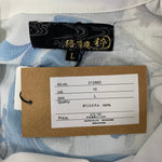 絡繰魂 真夏のシャツ 桜満開×茜鯉 昇華転写 アロハ 開襟 212862 セットアップ ホワイト Lサイズ 201MT-3995