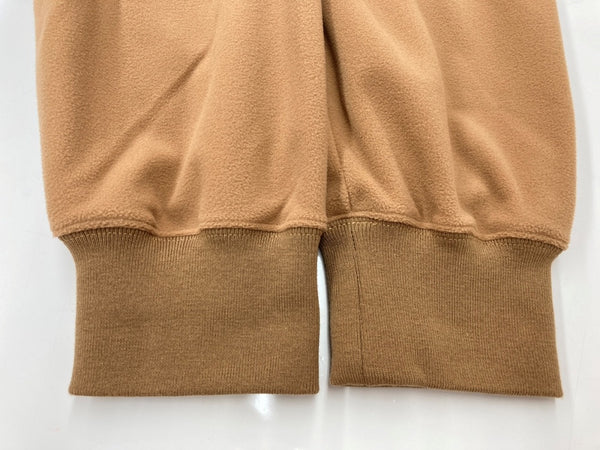 ハニーフィッツ HONEY FITZ POLARTECシリーズ FLEECE フリース プルオーバー パーカー フーディー ロゴ 刺繍 日本製 BEIGE BROWN ブラウン 茶色 パーカ ワンポイント ベージュ Lサイズ 104MT-1881