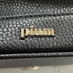 ピウム pium モノグラムドローストリングミニバッグ 巾着バッグ 1024S050620434 バッグ レディースバッグ 2way・3wayバッグ ブラック 201goods-744