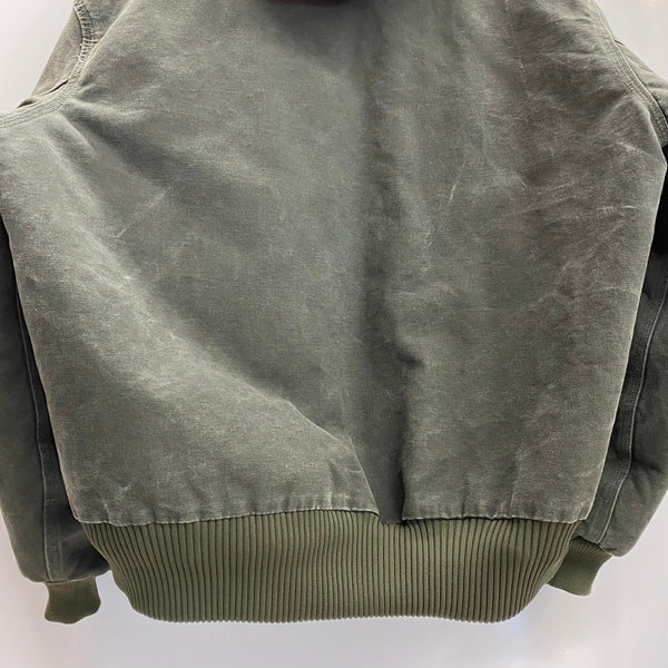 【曜日割引対象外】 カーハート Carhartt 00's アクティブジャケット パーカー モスグリーン ジャケット グリーン 2XLサイズ 201MT-4743 VB