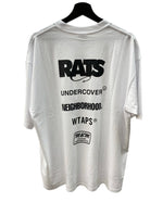 ラッツ RATS 15周年 FULL BLOOD TEE フル ブラッド Tシャツ 白 Tシャツ ロゴ ホワイト XLサイズ 104MT-1496
