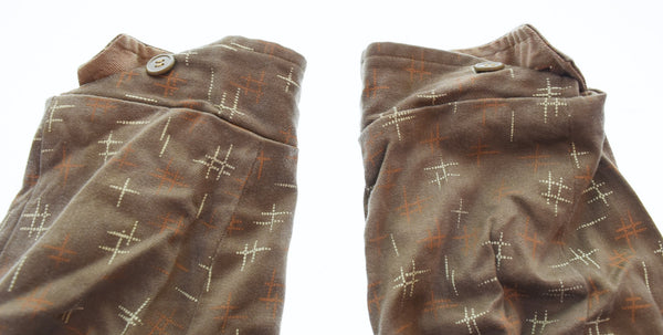 クリームソーダ CREAM SODA 80's 90's カスリ柄 ギャバジャン  ジャケット ブラウン 103MT-3286