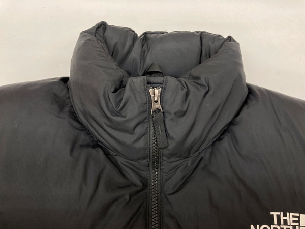 ザノースフェイス THE NORTH FACE NUPTSE DOWN VEST ヌプシ ダウンベスト ロゴ 刺繍 BLACK 黒 ND92232 XL ベスト ワンポイント ブラック 104MT-687