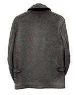 テンダーロイン TENDERLOIN T-BROWN BEACH ブラウン ビーチ ジャケット ウール ごま塩 黒 ジャケット 無地 ブラック Sサイズ 104MT-2172