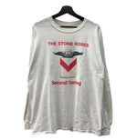 バンド band The Stone Roses  ザ・ストーン・ローゼズ  Second Coming セカンド・カミング バンT 両面プリント 白 ロンT プリント ホワイト 104MT-1637
