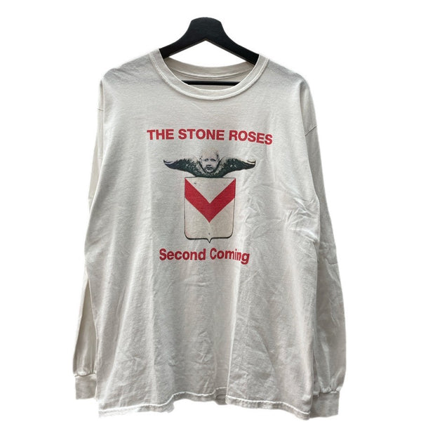 バンド band The Stone Roses  ザ・ストーン・ローゼズ  Second Coming セカンド・カミング バンT 両面プリント 白 ロンT プリント ホワイト 104MT-1637